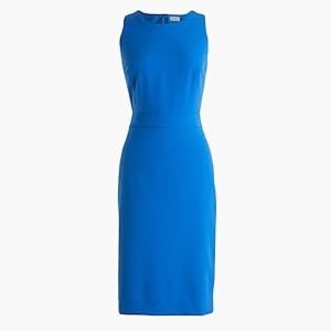 J Crew blue pencil dress